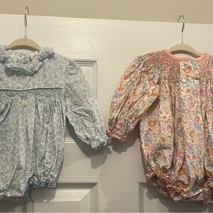 Shrimp and Grits Fall Floral Baby Bubbles